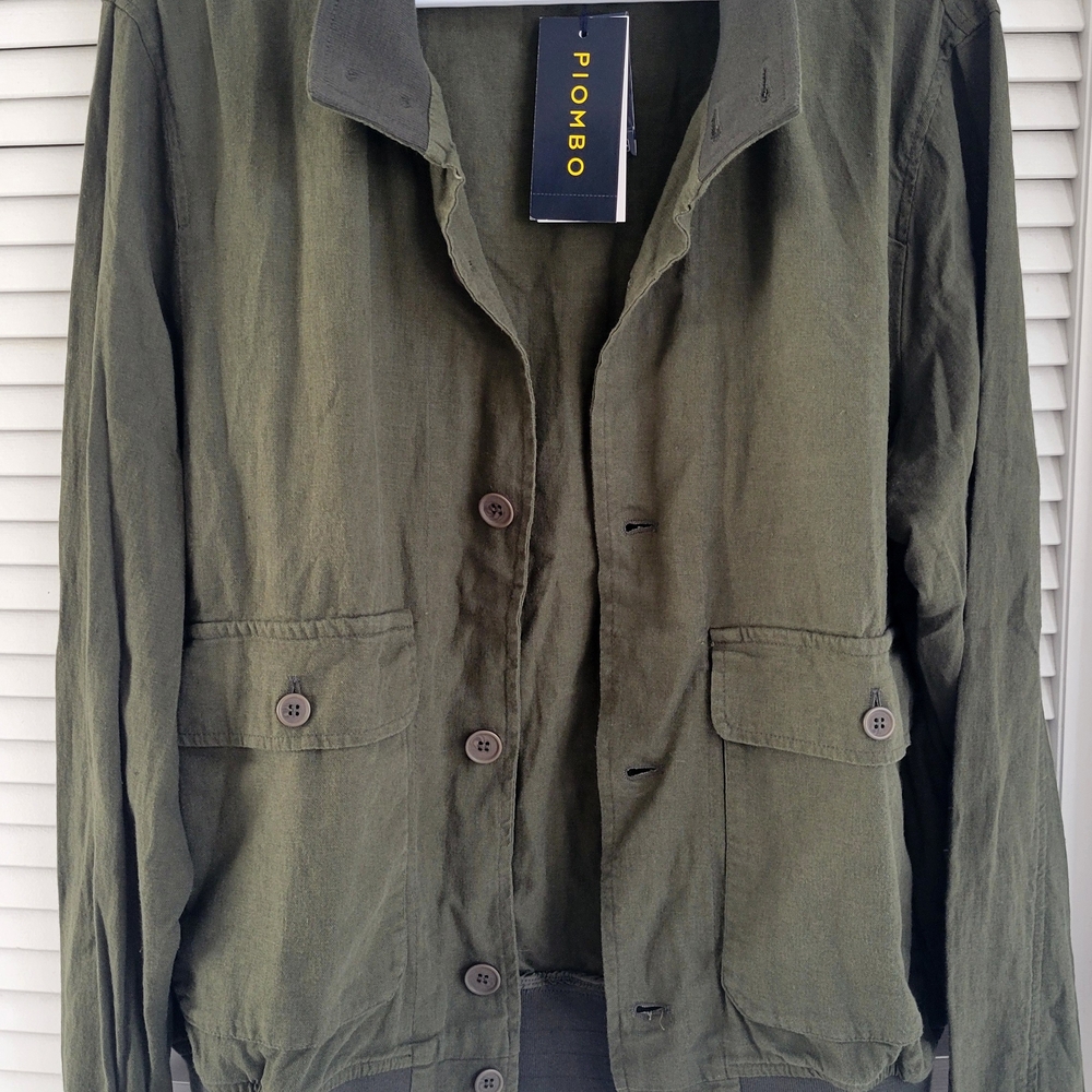Piombo Men's Olive Jacket